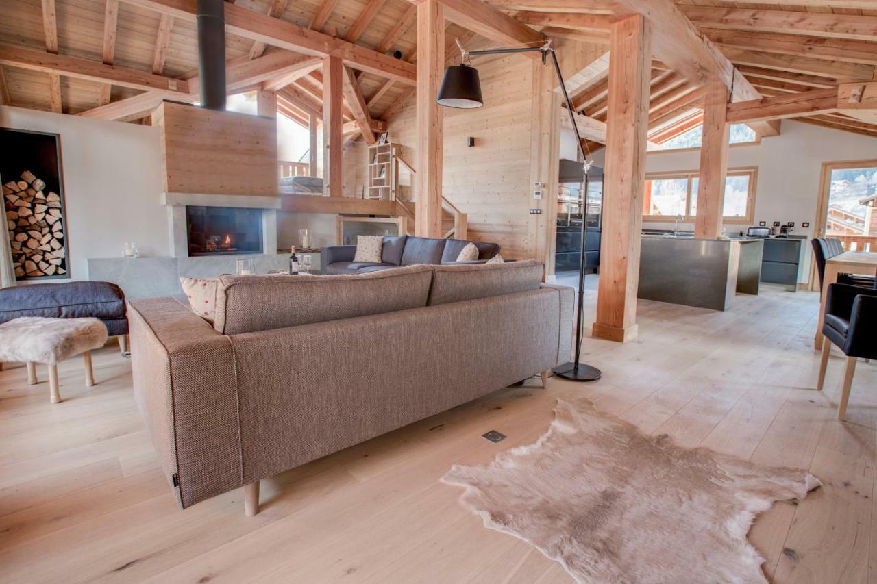 Les Roches Noires Villa Morzine Bagian luar foto