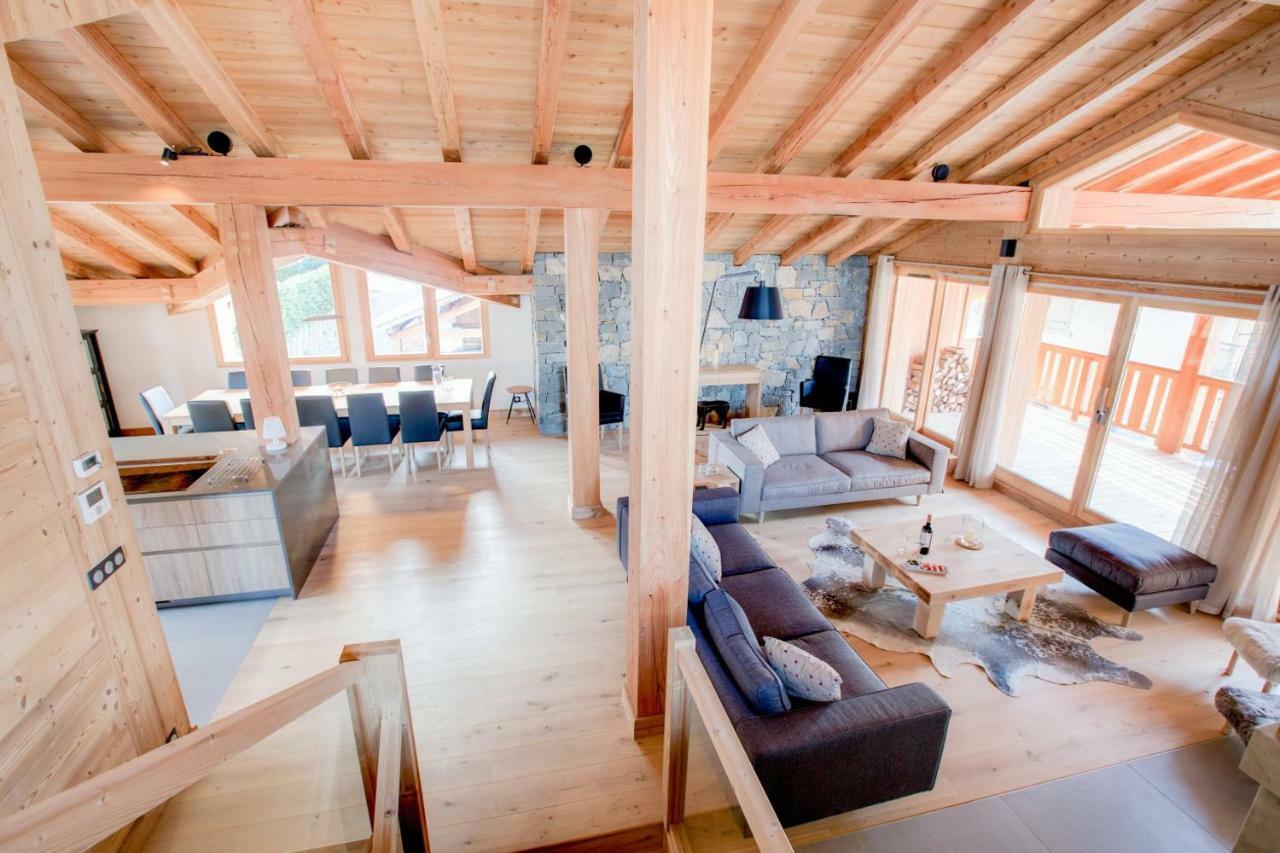 Les Roches Noires Villa Morzine Bagian luar foto