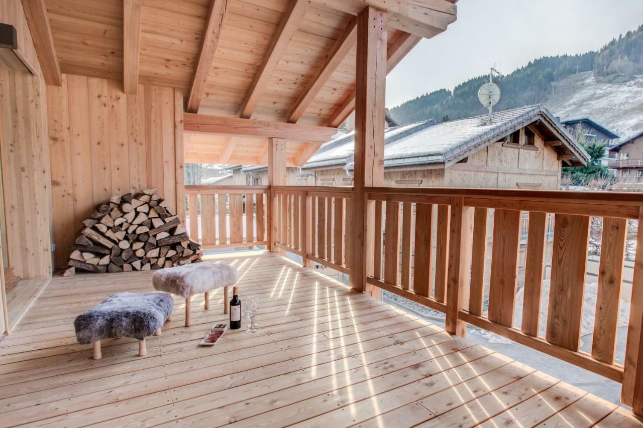 Les Roches Noires Villa Morzine Bagian luar foto