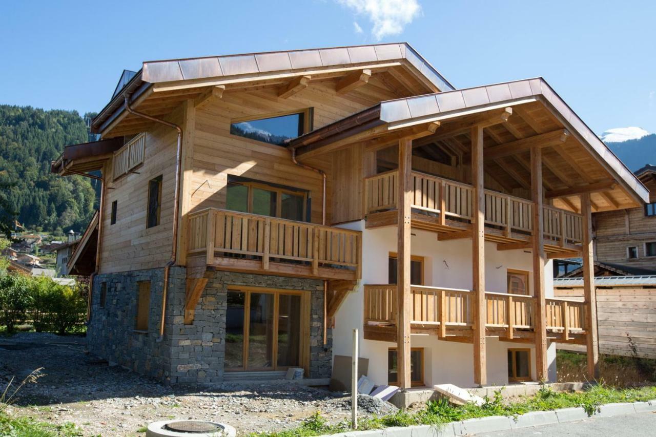 Les Roches Noires Villa Morzine Bagian luar foto